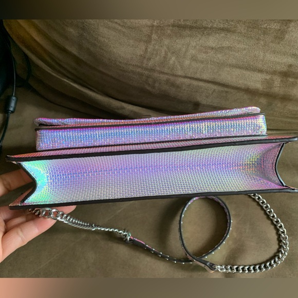 NWOT Rare Rebecca Minkoff Iridescent Je T'Aime Medium Crossbody Shoulder Bag - Picture 11 of 16